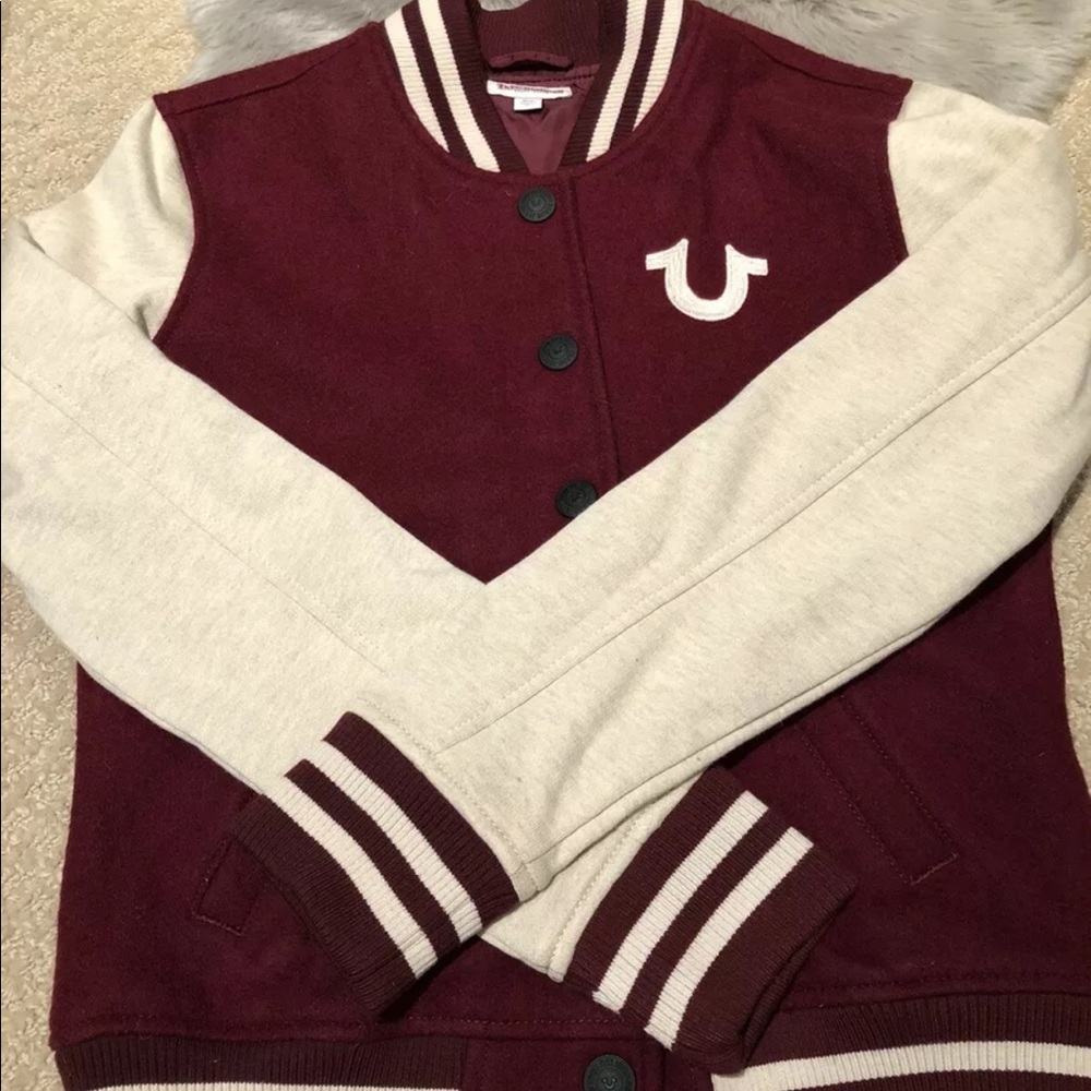 RARE Women’s True Religion Varsity Jacket